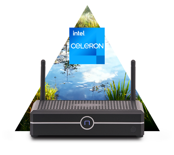 Everglades 2 Marketing Product Image with Intel Celeron Badge
