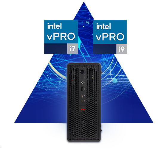 P360 Ultra Marketing Image - Intel vPro i7 & i9 Badges