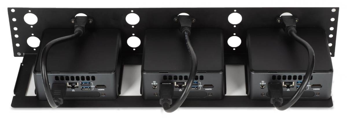 The Simply NUC 2U Server shelf